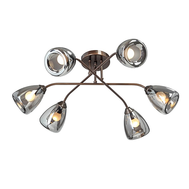 Потолочная люстра Vitaluce V4955-7/6PL Фото № 2