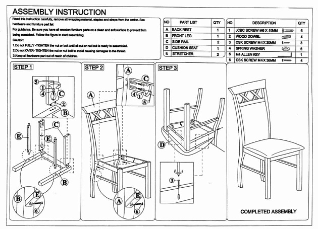 Кухонный стул Woodville Mango 1997 изображение 2 Кухонный стул Woodville Mango 1997 Фото № 2