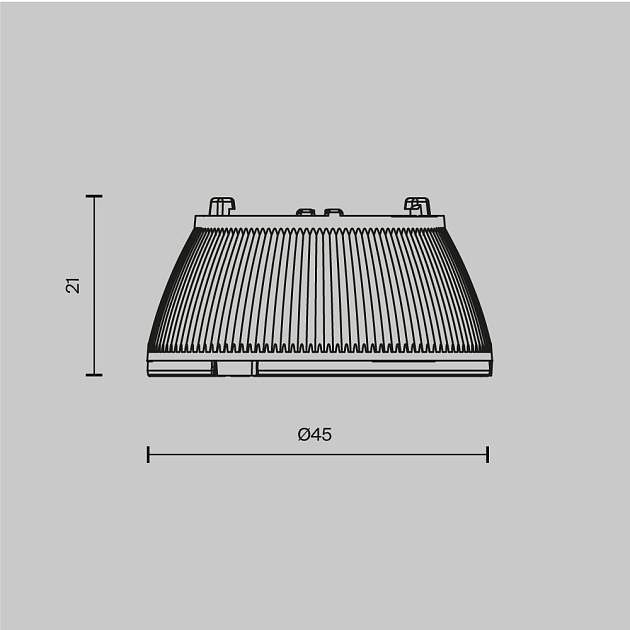 Линза для светильников Maytoni Technical Dip Lens001D45-15W Фото № 7
