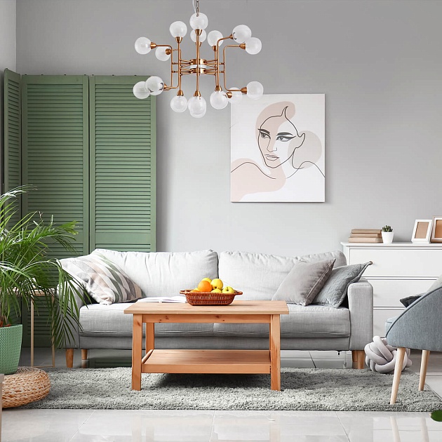 Подвесная люстра Divinare DALLAS 3360/15 LM-16 изображение 5 Подвесная люстра Divinare DALLAS 3360/15 LM-16 Фото № 5