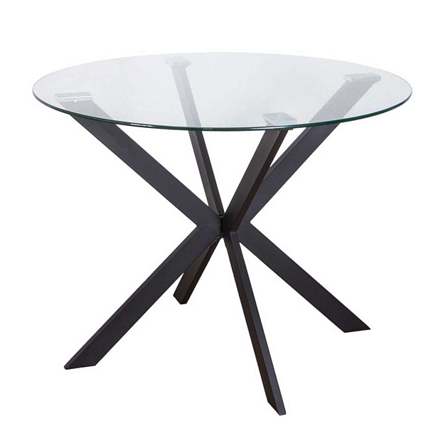 Кухонный стол AksHome Dallas прозрачный, закаленное стекло 59154 Фото № 1