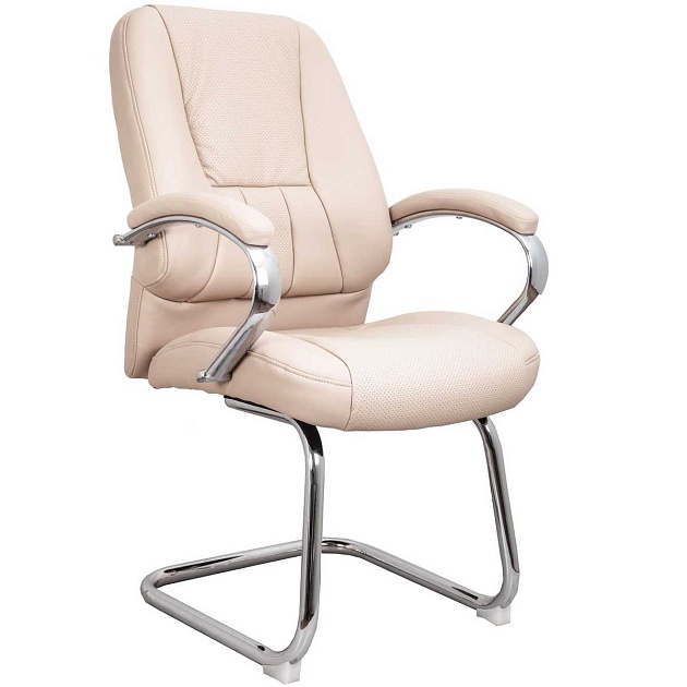 Офисный стул AksHome King бежевый, экокожа 69776 изображение 1 Офисный стул AksHome King бежевый, экокожа 69776 Фото № 1