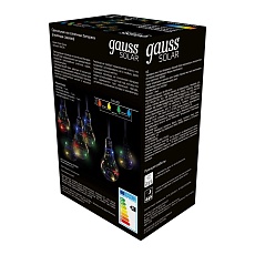 Гирлянда на солнечных батареях Gauss Solar Шары GS035 2