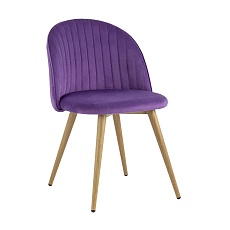 Кухонный стул Stool Group Лион Страйпс велюр лиловый DC-69030G HLR-32