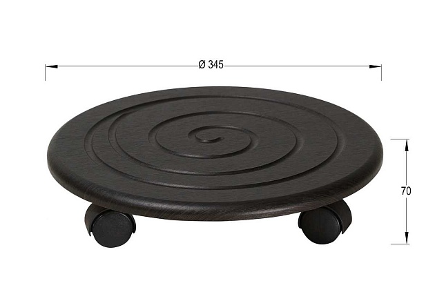 Подставка для цветов Мебелик Спираль (2шт) 005239 Фото № 3