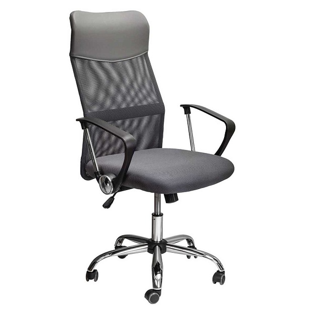 Офисное кресло AksHome Aria серый, сетка 65435 Фото № 1