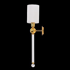 Бра Crystal Lux Mirabella AP1 Gold/White 3