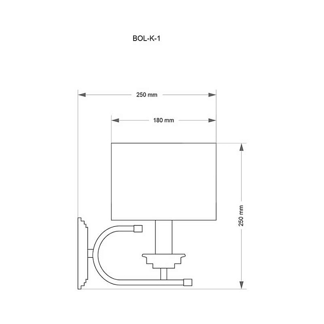 Бра Kutek Mood Bolt BOL-K-1(N) изображение 2 Бра Kutek Mood Bolt BOL-K-1(N) Фото № 2