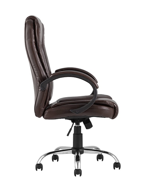 Кресло руководителя TopChairs Atlant коричневое D-430 brown изображение 2 Кресло руководителя TopChairs Atlant коричневое D-430 brown Фото № 2
