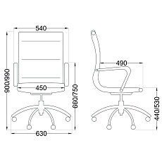 Офисное кресло AksHome Emmanuel бежевый, экокожа 70031 1