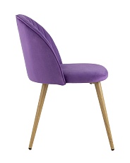 Кухонный стул Stool Group Лион Страйпс велюр лиловый DC-69030G HLR-32 3