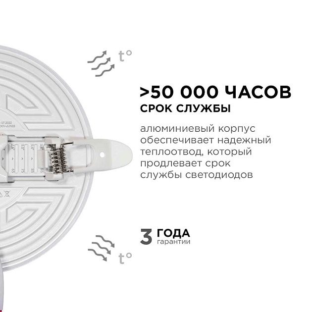 Светодиодная панель безрамочная Apeyron 06-103 Фото № 6