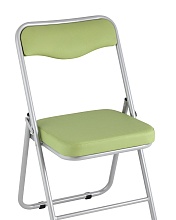 Складной стул Stool Group Джонни экокожа салатовый каркас металлик fb-jonny-eco-19 1