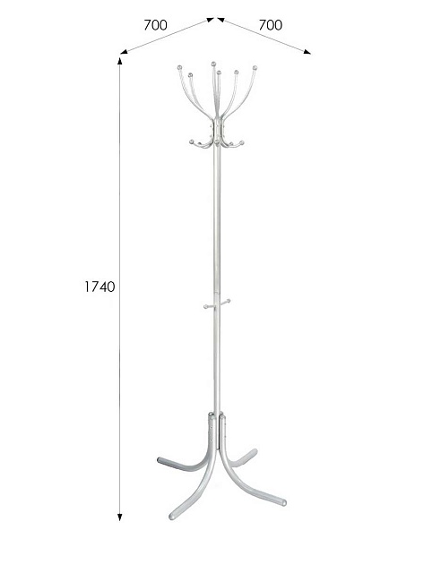 Напольная вешалка Мебелик М 6 001890 Фото № 3