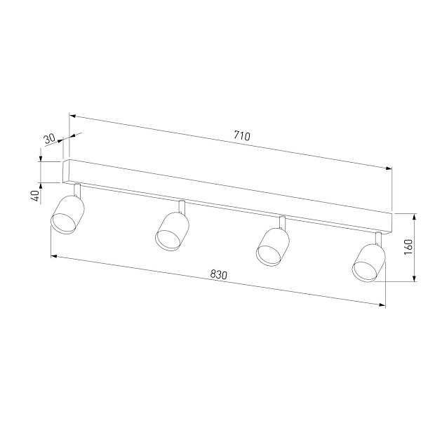 Спот TK Lighting 1024 Top White Фото № 3