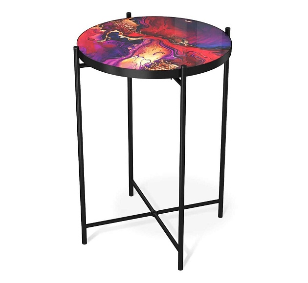 Журнальный стол Sheffilton SHT-CT8-3 амарантовый/черный муар 5093730101 изображение 4 Журнальный стол Sheffilton SHT-CT8-3 амарантовый/черный муар 5093730101 Фото № 4