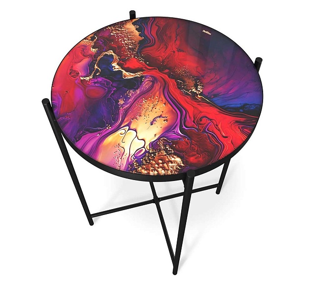 Журнальный стол Sheffilton SHT-CT8-3 амарантовый/черный муар 5093730101 изображение 2 Журнальный стол Sheffilton SHT-CT8-3 амарантовый/черный муар 5093730101 Фото № 2