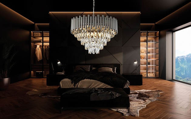 Подвесная люстра iLamp Savage P9510-8 NIC Фото № 3