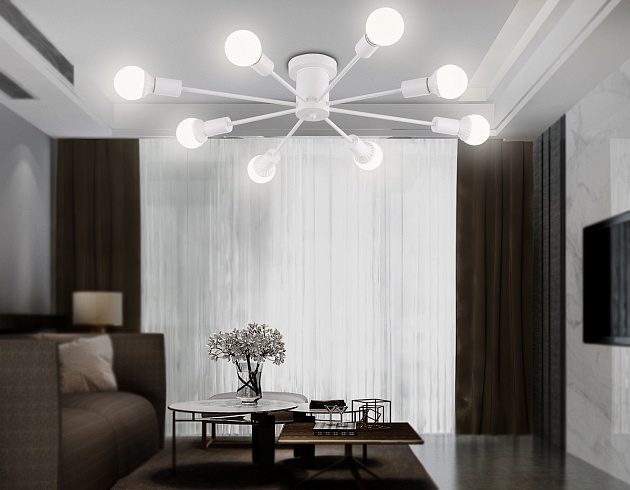 Потолочная люстра Ambrella light Traditional Loft TR80408 изображение 8 Потолочная люстра Ambrella light Traditional Loft TR80408 Фото № 8