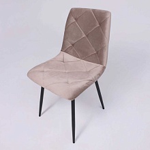 Кухонный стул AksHome Gill бежевый велюр/черный 94145 1