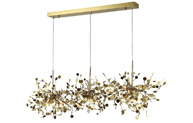 Подвесная люстра Crystal Lux GARDEN SP3х3 L1200 GOLD Фото № 2