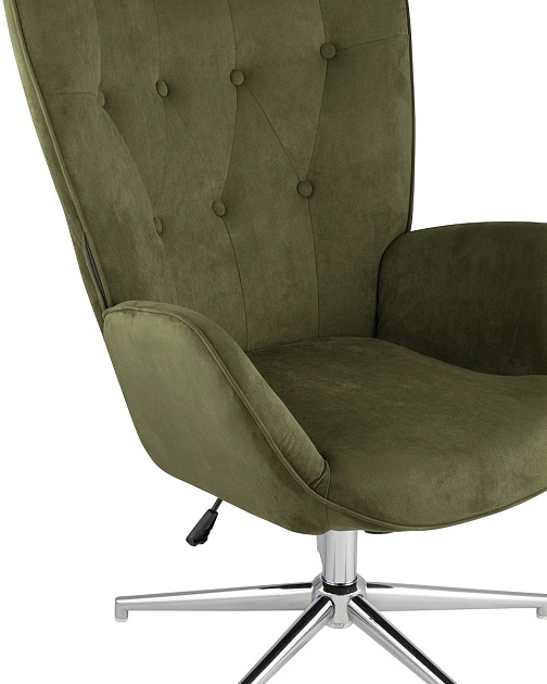 Поворотное кресло Stool Group Филадельфия регулируемое замша хаки FUCHS HY-53 изображение 5 Поворотное кресло Stool Group Филадельфия регулируемое замша хаки FUCHS HY-53 Фото № 5