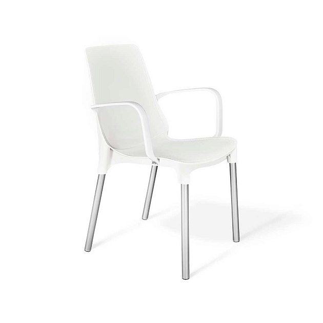 Офисный стул Sheffilton SHT-S76 белый/хром лак 3696078604 изображение 1 Офисный стул Sheffilton SHT-S76 белый/хром лак 3696078604 Фото № 1