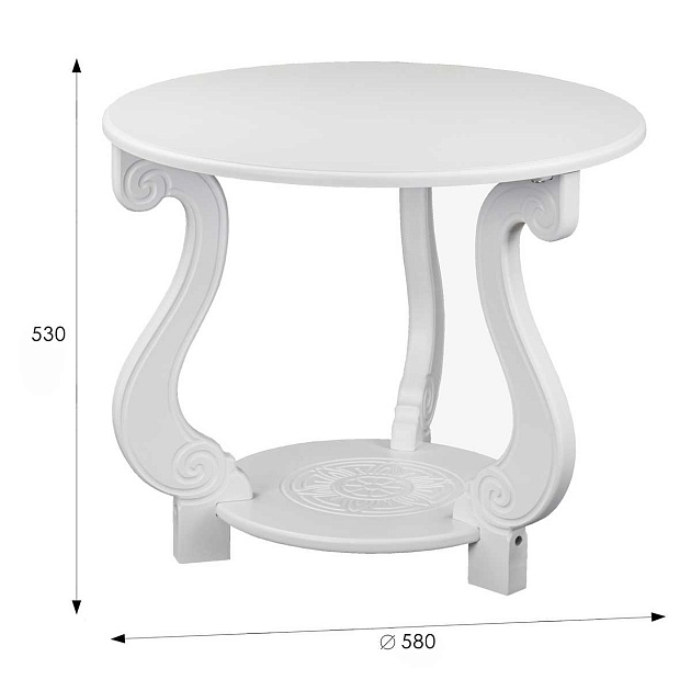 Журнальный стол Мебелик Грация (М) Лайт 008134 Фото № 3