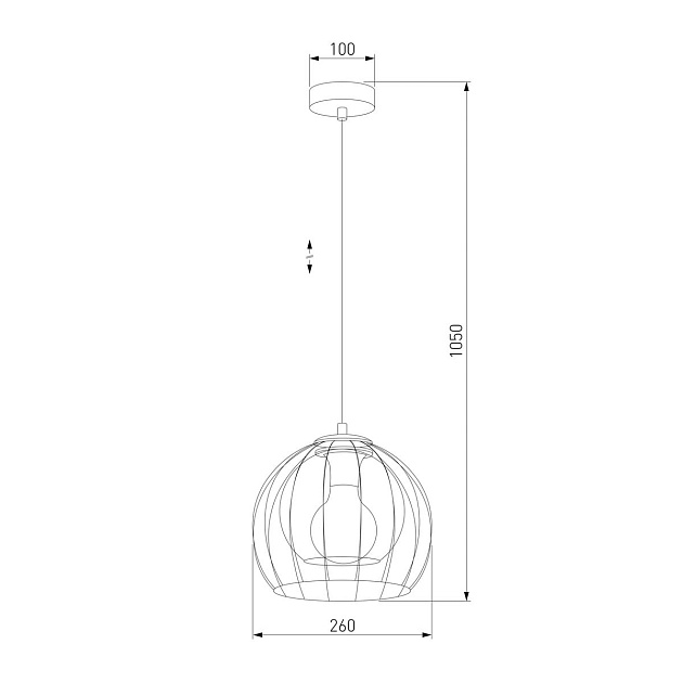 Подвесной светильник TK Lighting 3154 Universo Black Фото № 3
