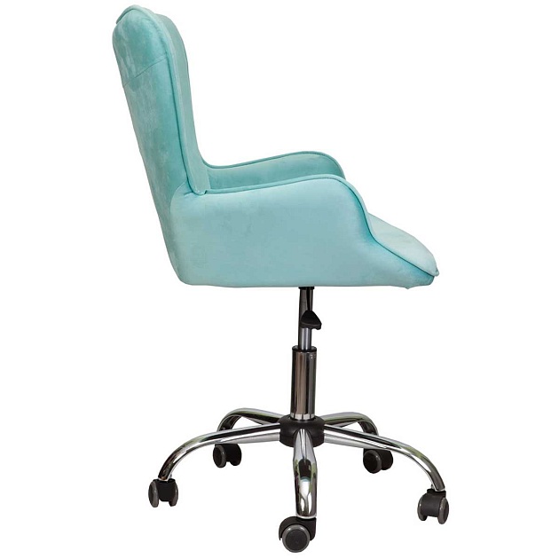 Поворотное кресло AksHome Bella мятный, велюр 64731 Фото № 5