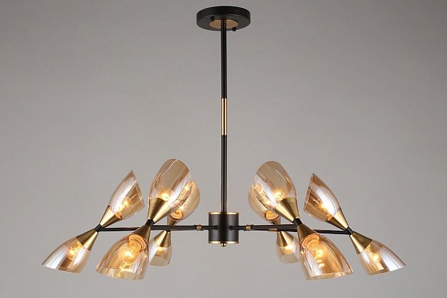 Подвесная люстра Omnilux Onno OML-66807-12 изображение 6 Подвесная люстра Omnilux Onno OML-66807-12 Фото № 6