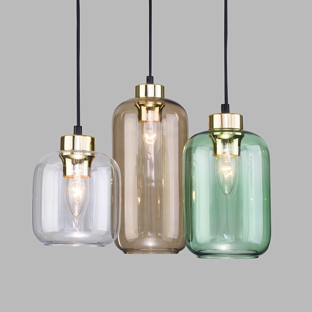 Подвесная люстра TK Lighting 3325 Marco Green Фото № 4