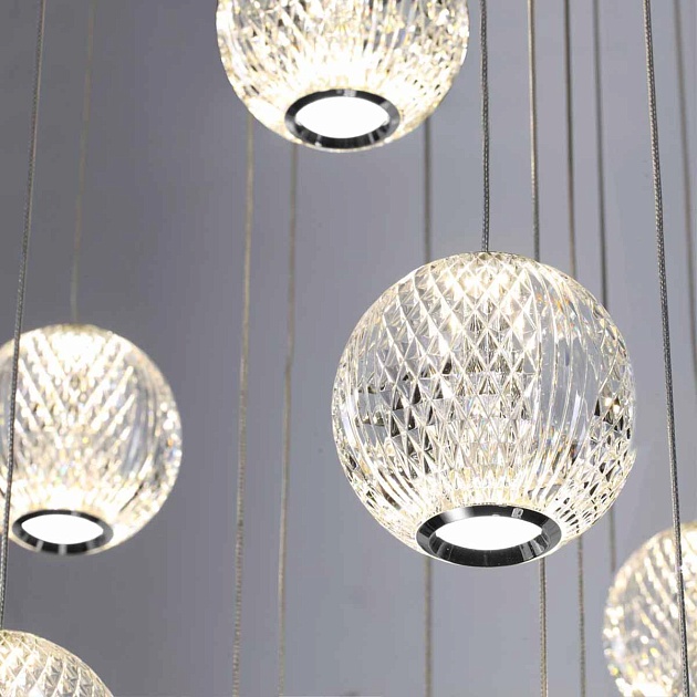 Подвесная светодиодная люстра Odeon Light Crystal 5007/120L Фото № 4