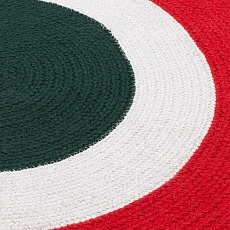 Ковер Tkano из хлопка Target темно-зеленого цвета из коллекции Ethnic, Ø120 см TK22-DR0028 4