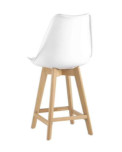 Полубарный стул Stool Group Frankfurt белый Y815A-65CM white изображение 4 Полубарный стул Stool Group Frankfurt белый Y815A-65CM white Фото № 4