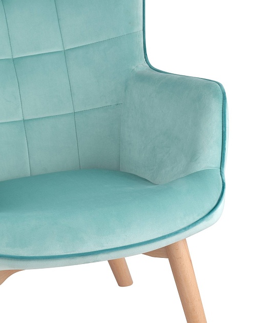 Кресло Stool Group Манго вельвет мятный MANCO HLR-59 изображение 7 Кресло Stool Group Манго вельвет мятный MANCO HLR-59 Фото № 7