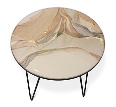 Журнальный стол Sheffilton SHT-CT27 дымчатый топаз/черный муар 4007482112 2