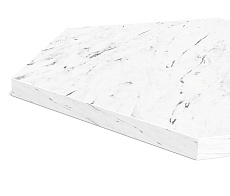 Журнальный стол Sheffilton SHT-TU37/ТТ20 60 ЛДСП черный муар/мрамор каррара белый 3744346902 3