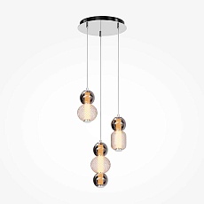 Подвесная светодиодная люстра Maytoni Drop MOD273PL-L33CH3K 3