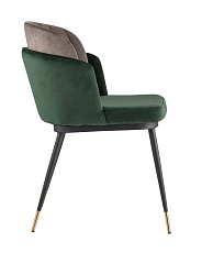 Кухонный стул Stool Group Пенелопа вельвет зеленый+коричневый FDC8054 FUT-73 + FUT-54 4