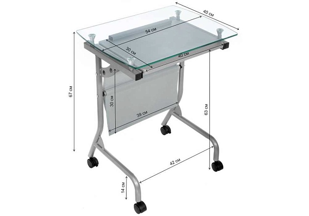 Компьютерный стол Woodville Riko 11670 Фото № 3