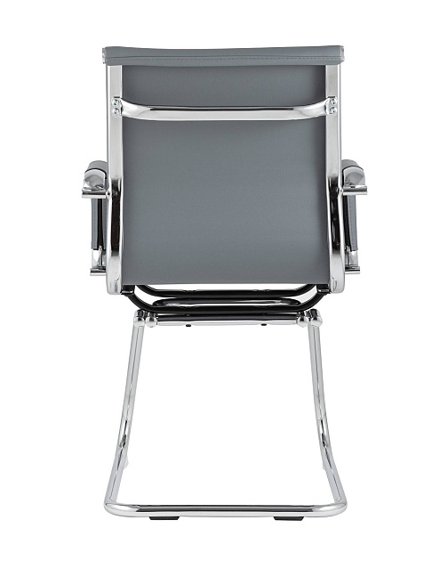 Офисный стул TopChairs Visit серое D-101L grey изображение 4 Офисный стул TopChairs Visit серое D-101L grey Фото № 4