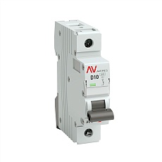 Выключатель автоматический AV-6 1P 10A (D) 6kA EKF AVERES mcb6-1-10D-av