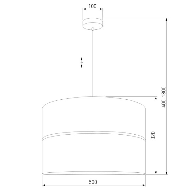 Подвесной светильник TK Lighting 524 Hilton Фото № 3