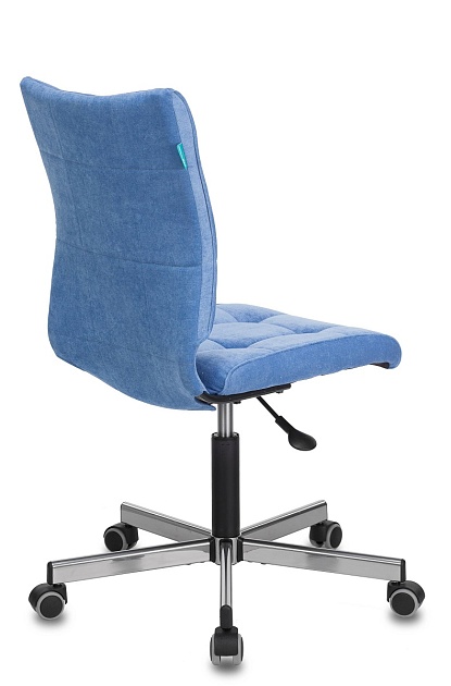 Офисное кресло Бюрократ CH-330M/VELV86 голубой Velvet 86 крестовина металл изображение 3 Офисное кресло Бюрократ CH-330M/VELV86 голубой Velvet 86 крестовина металл Фото № 3