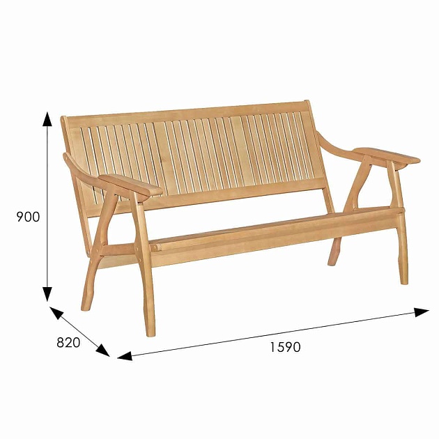 Диван Мебелик Массив 007755 Фото № 3