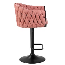 Стул барный DOBRIN LEON (розовая ткань (LAR 275-10)) 9690-LM LEON 3
