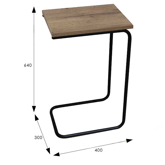 Приставной стол Мебелик SHT-CT9 008409 Фото № 3