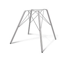 Барный стул Sheffilton SHT-ST19/S37 на металлокаркасе белый/хром лак 3860379001 1