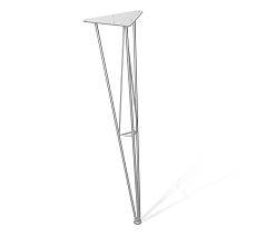 Кухонный стол Sheffilton SHT-TU10/120/80 МДФ хром лак/дуб сонома светлый 2145128201 2